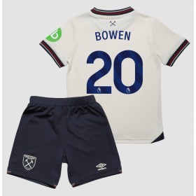 West Ham United Jarrod Bowen #20 Borta Kläder Barn 2025-26 Kortärmad (+ Korta byxor)
